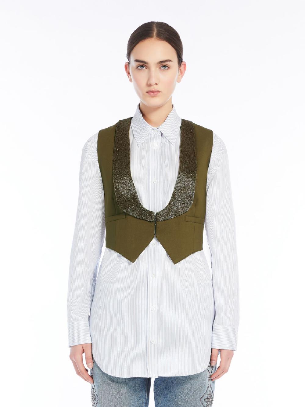 Weekend Gilet in mista lana Discount Store per i nuovi prodotti