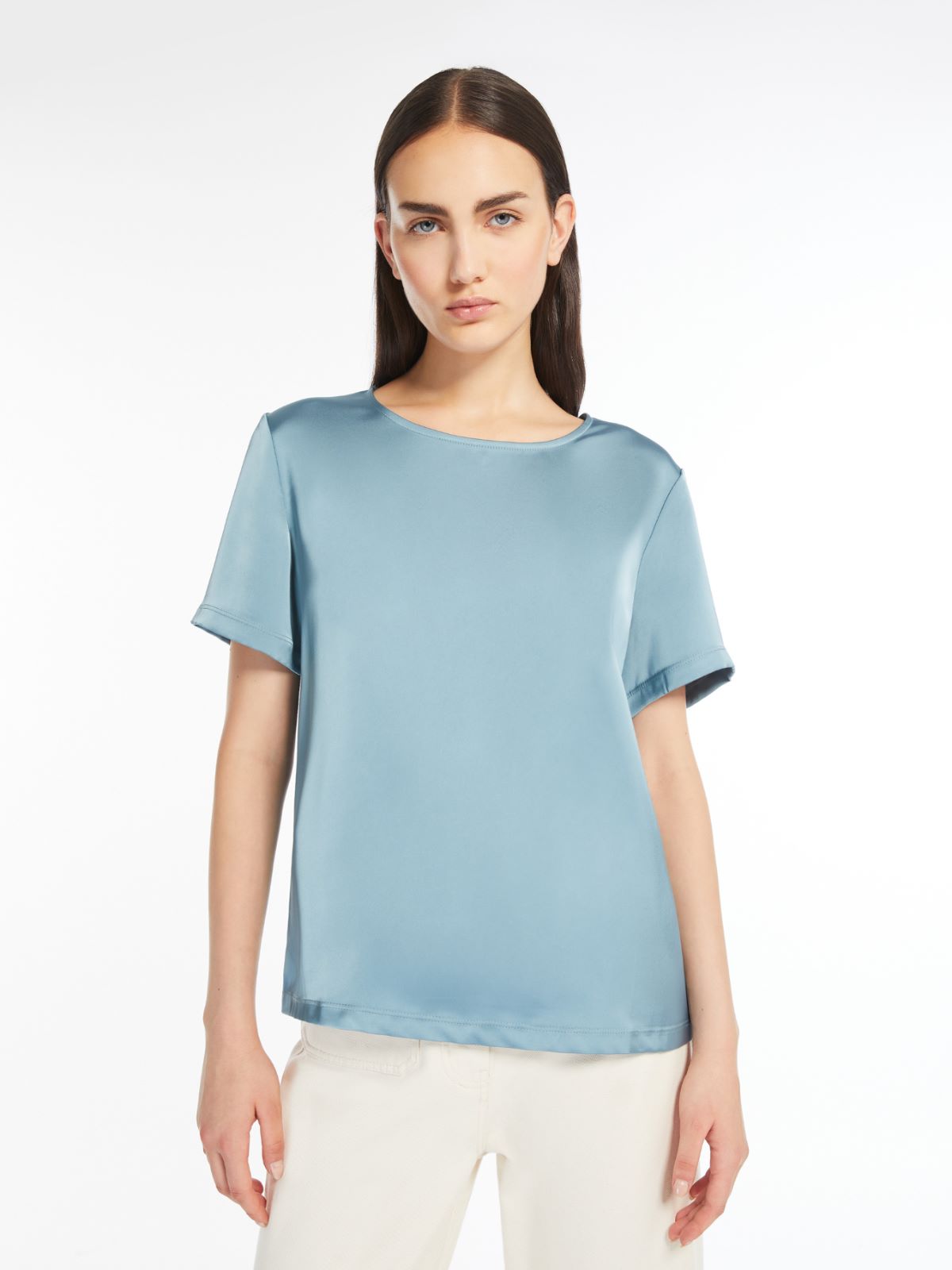 Weekend T-shirt in raso e jersey Solo un giorno rimasto