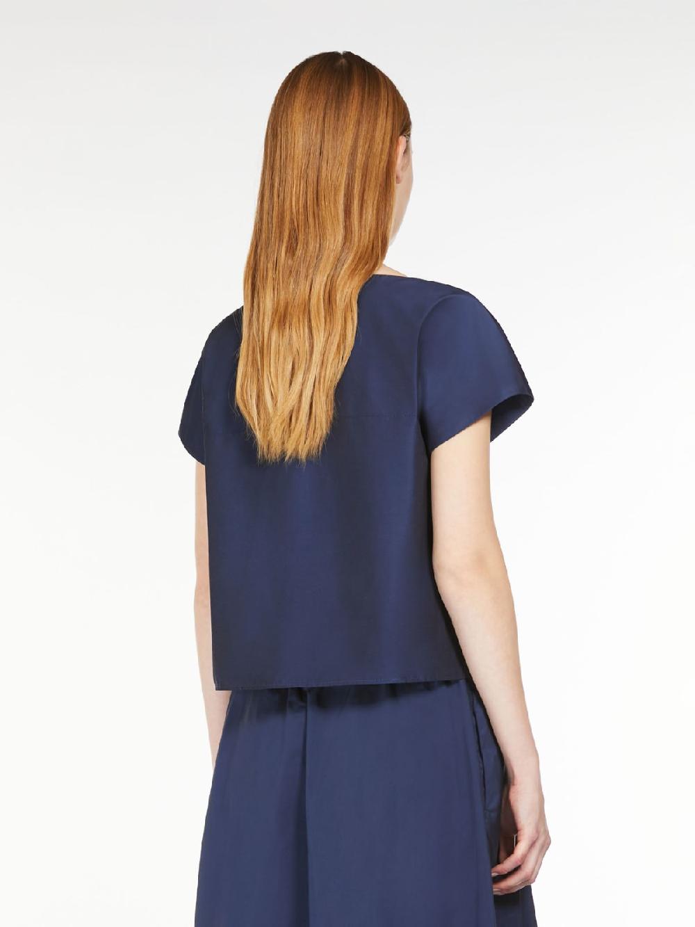 Weekend Top in taffetà Super sconto