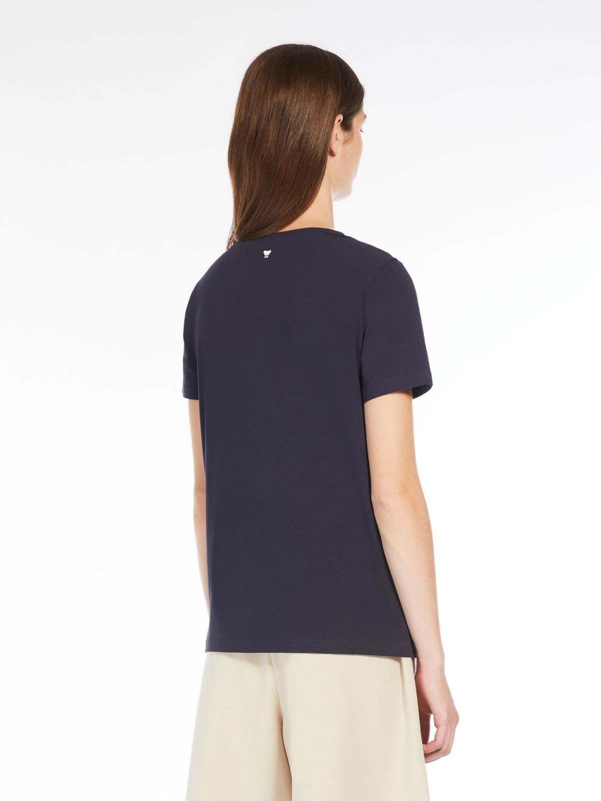 Weekend T-shirt basic in cotone stretch Enormi sconti
