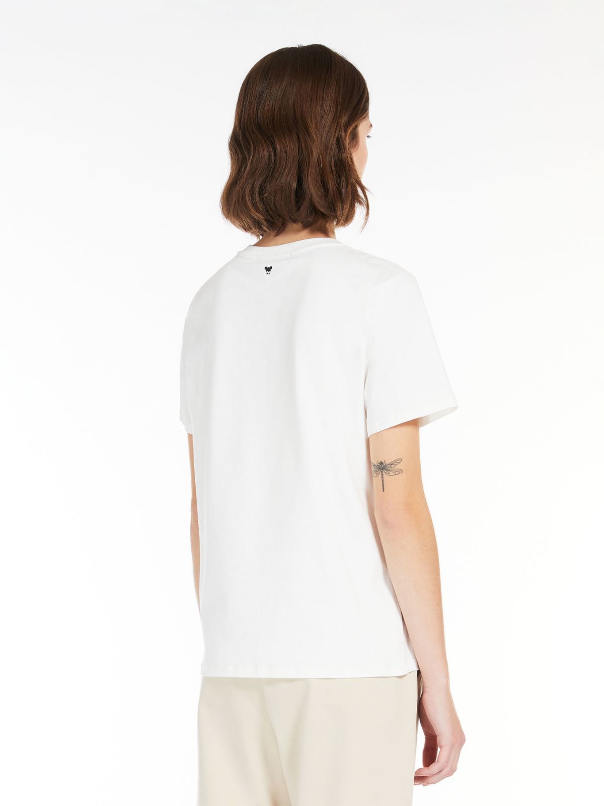 Weekend T-shirt in cotone con stampa Esporta salva