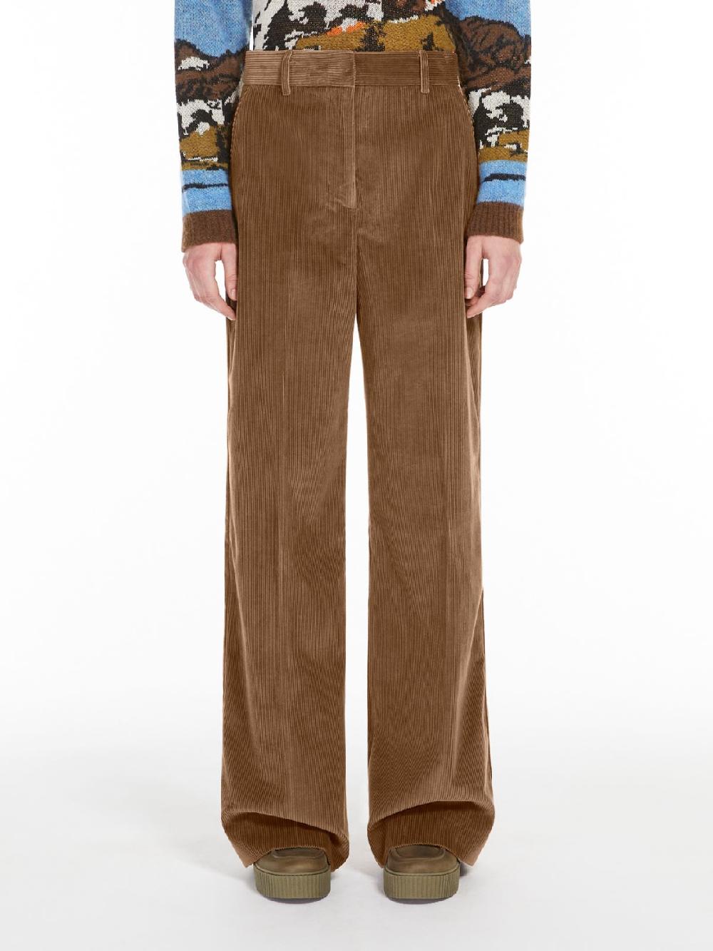 Weekend Pantalone wide leg in velluto In vendita