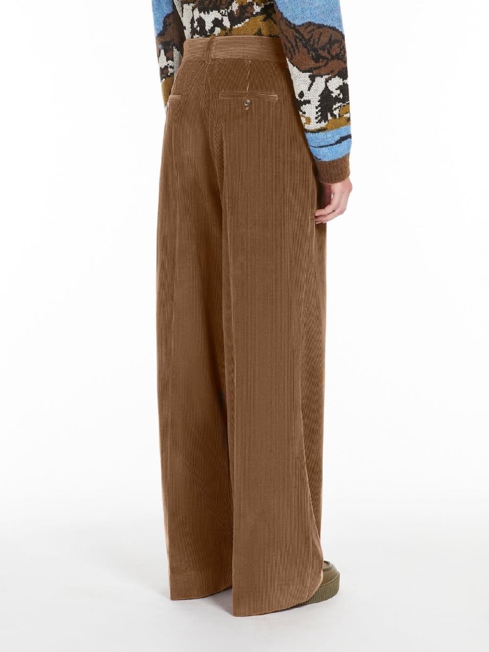 Weekend Pantalone wide leg in velluto In vendita