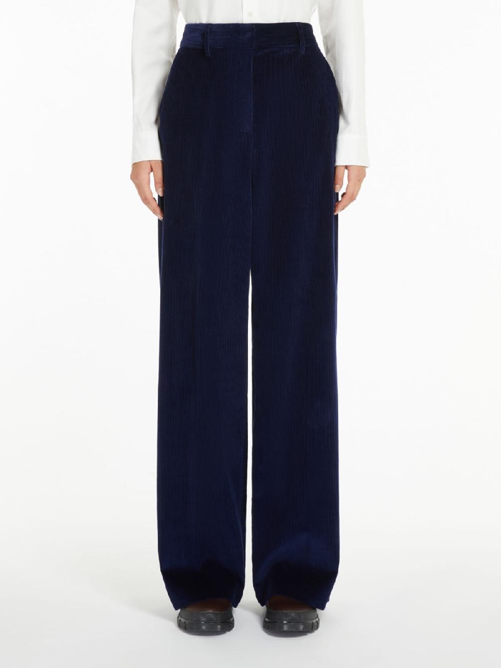 Weekend Pantalone wide leg in velluto Duty-free