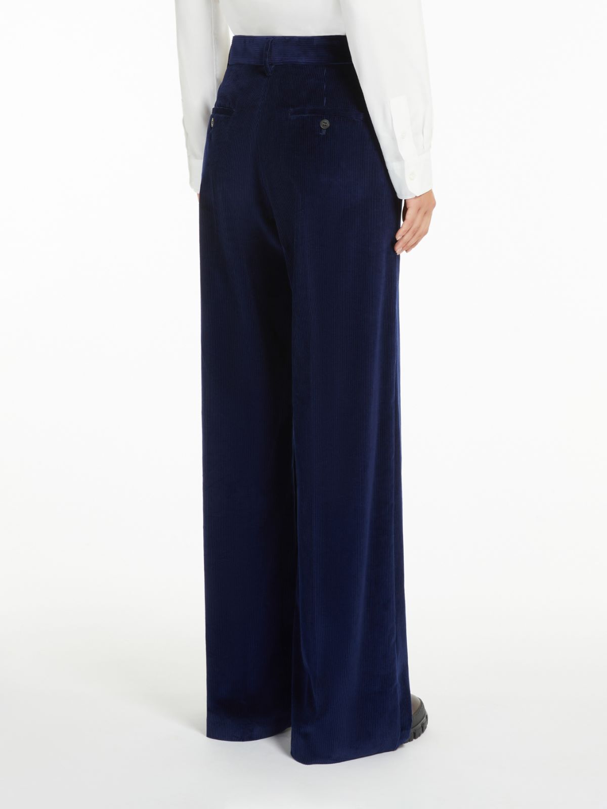 Weekend Pantalone wide leg in velluto Duty-free
