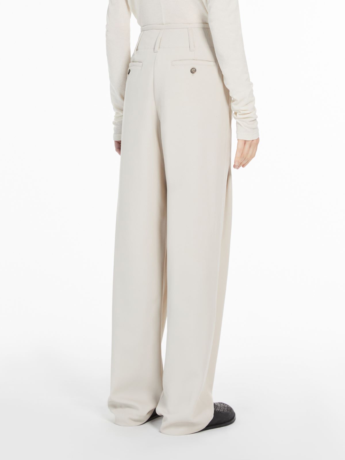 Weekend Pantalone ampio in mista lana Italy