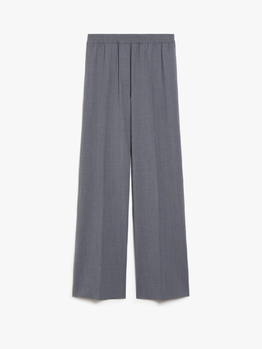 Weekend Pantalone in gabardina di lana Fino Al -60%