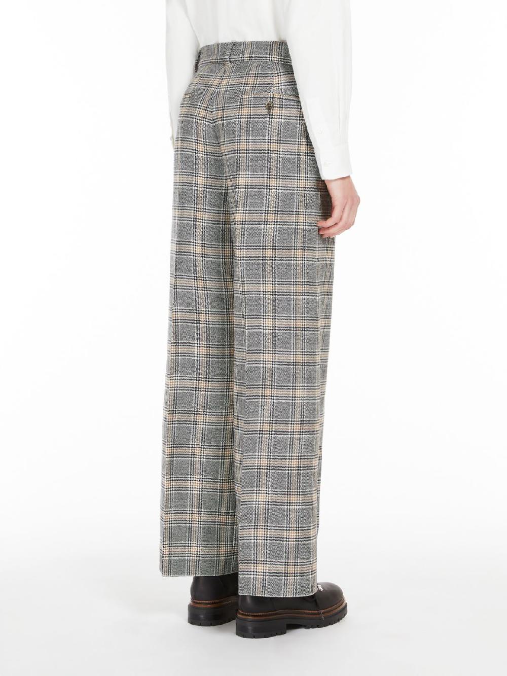 Weekend Pantalone palazzo in tela di lana Shopping Online