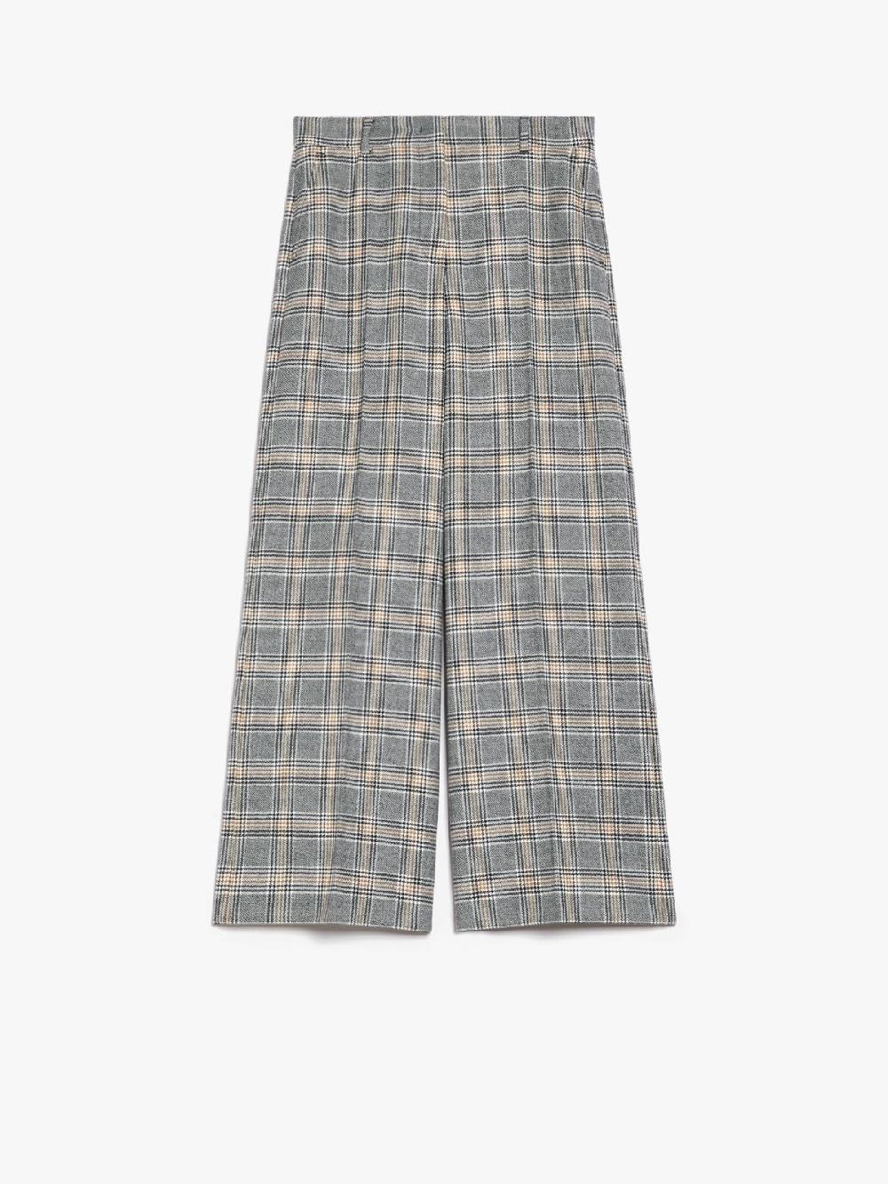 Weekend Pantalone palazzo in tela di lana Shopping Online