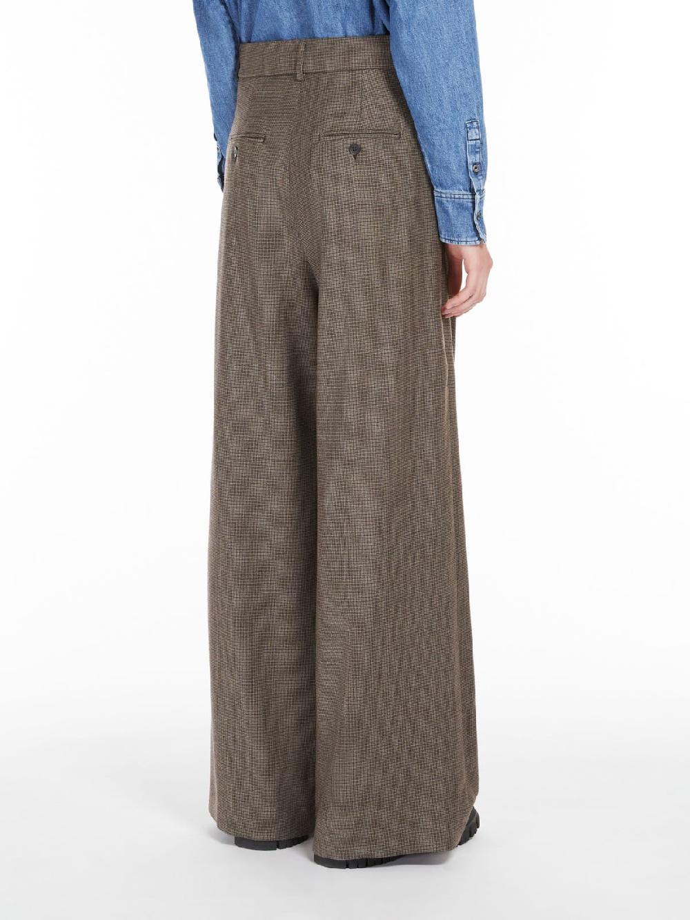 Weekend Pantalone palazzo in flanella di lana Affare Del Giorno