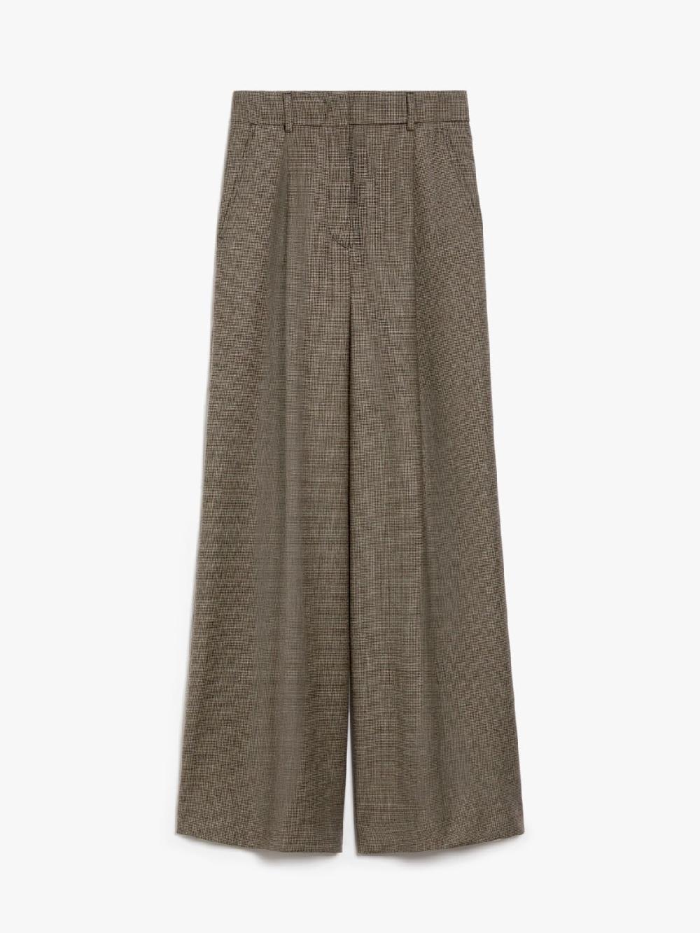 Weekend Pantalone palazzo in flanella di lana Affare Del Giorno