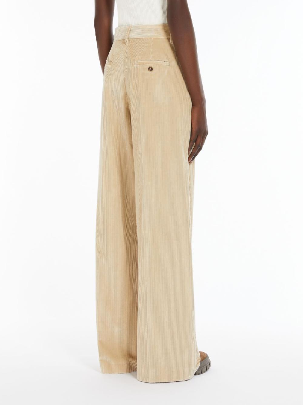 Weekend Pantalone wide leg in velluto Convenienza