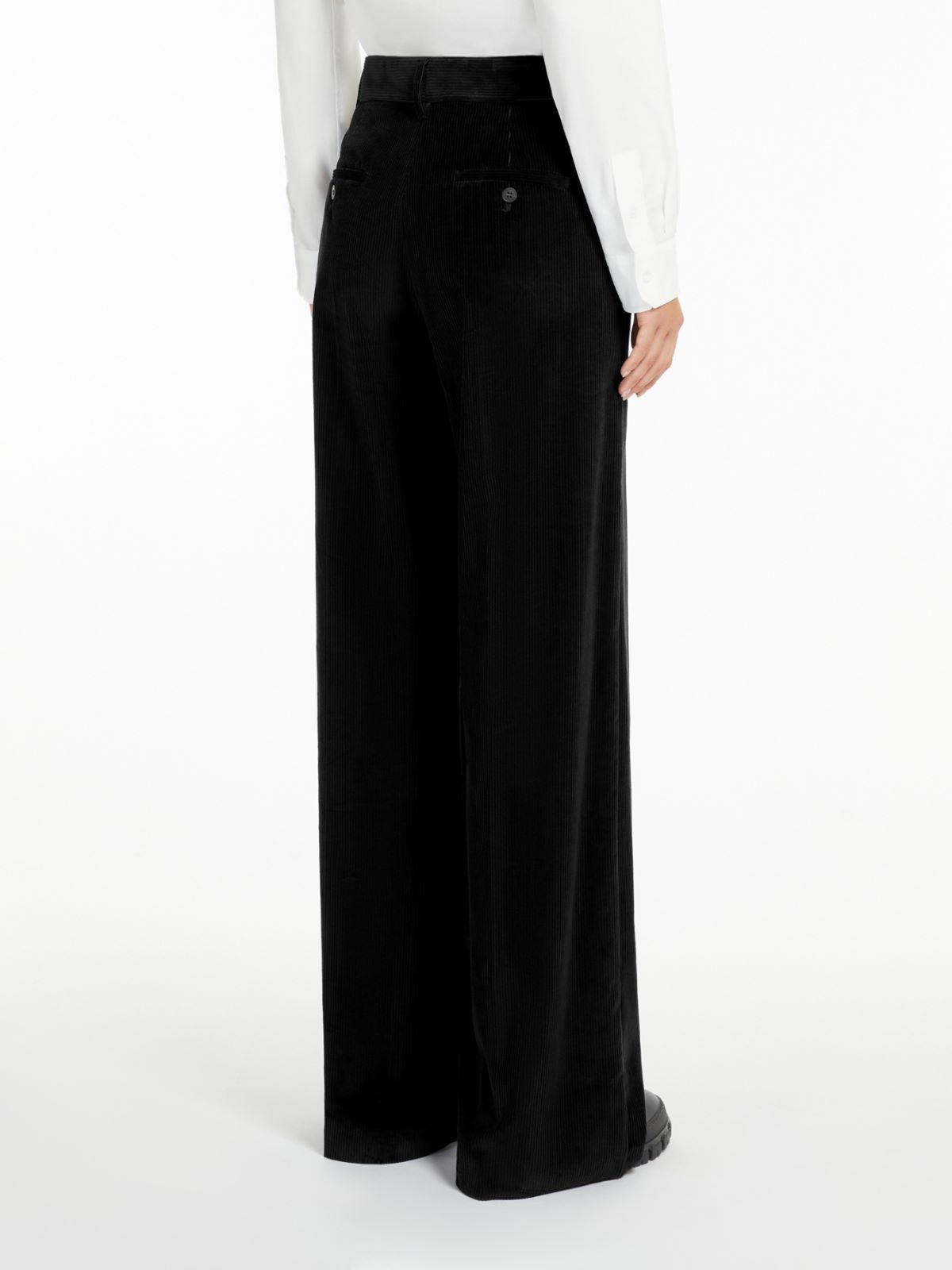 Weekend Pantalone wide leg in velluto Presa