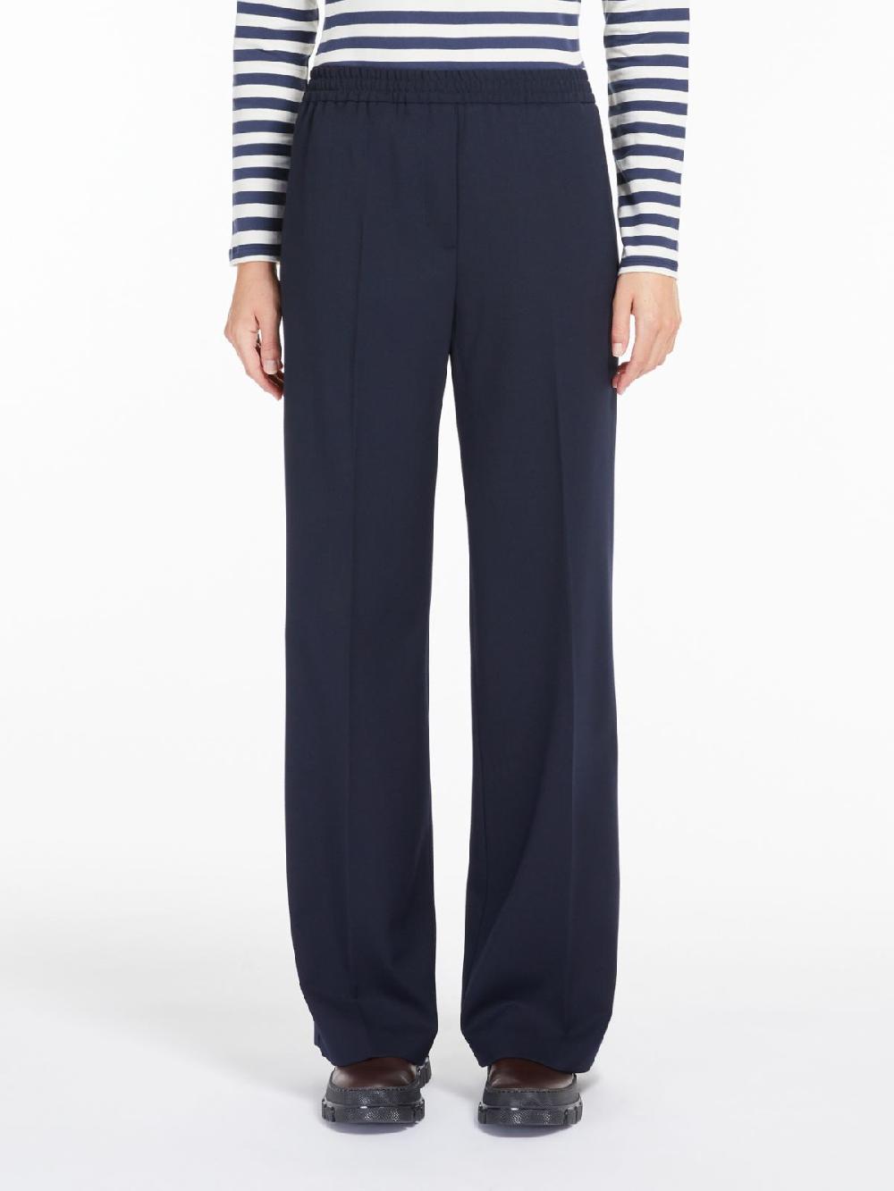 Weekend Pantalone in gabardina di lana Offerta