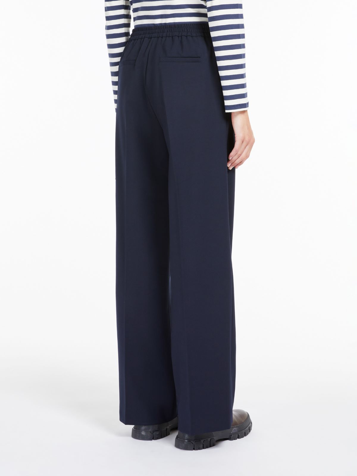 Weekend Pantalone in gabardina di lana Offerta