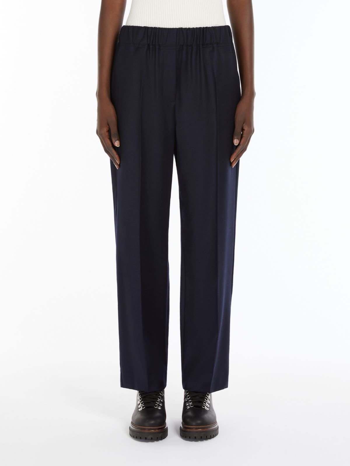 Weekend Pantalone comfort in flanella Economico