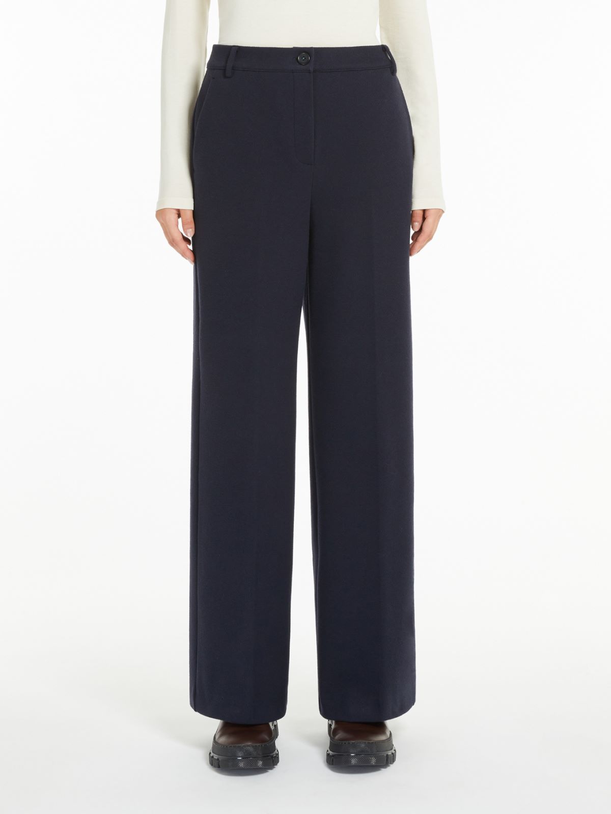 Weekend Pantalone in flanella jacquard Online