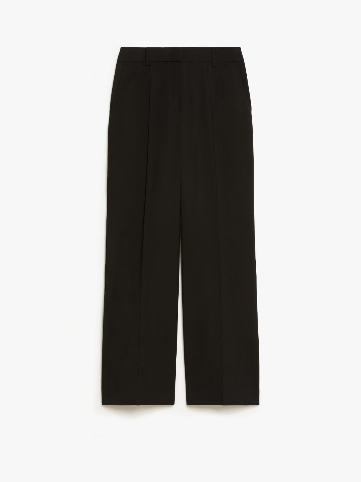 Weekend Pantalone palazzo in tela di lana In Vendita