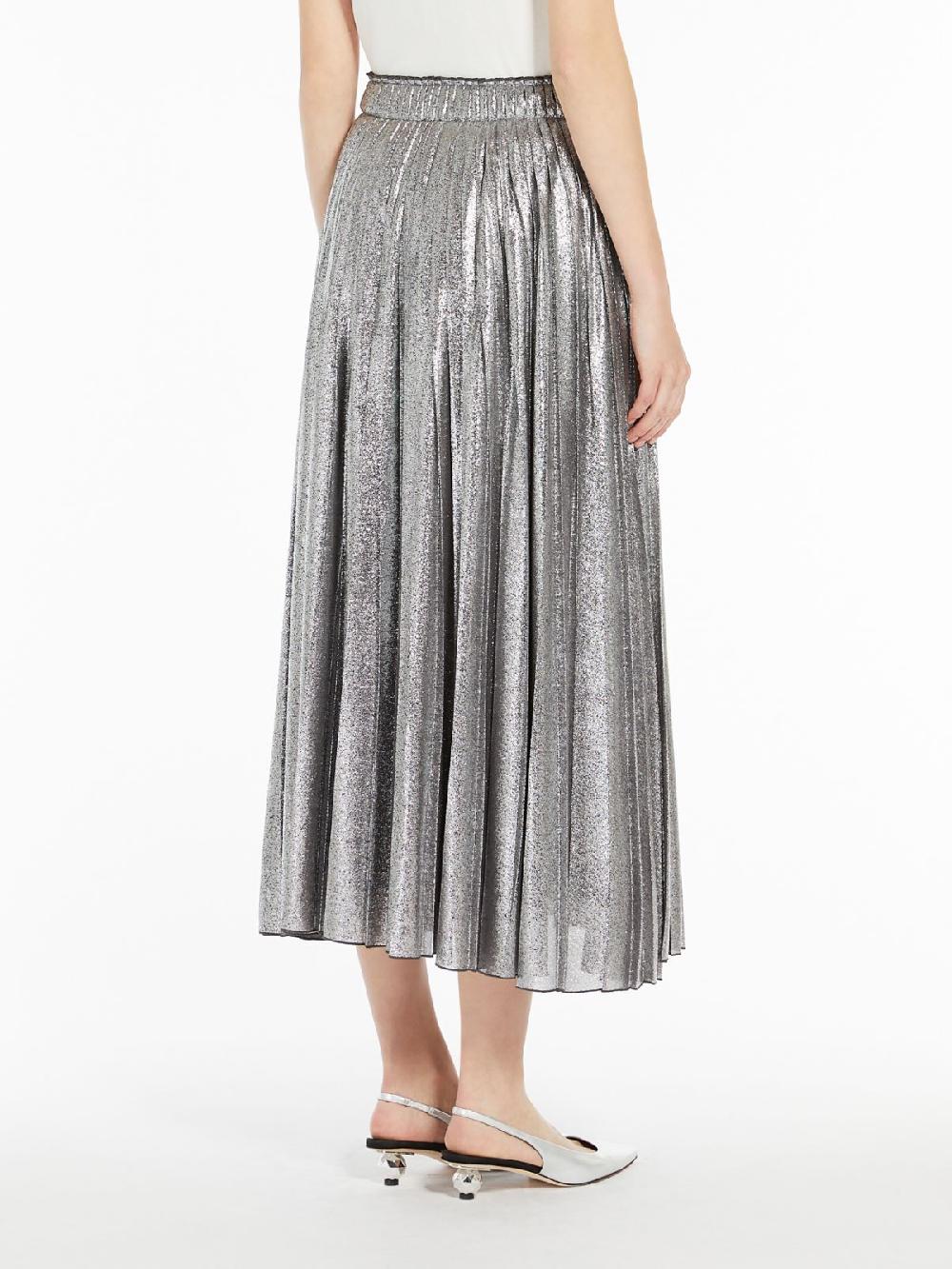 Weekend Gonna lunga in georgette laminata Offerte