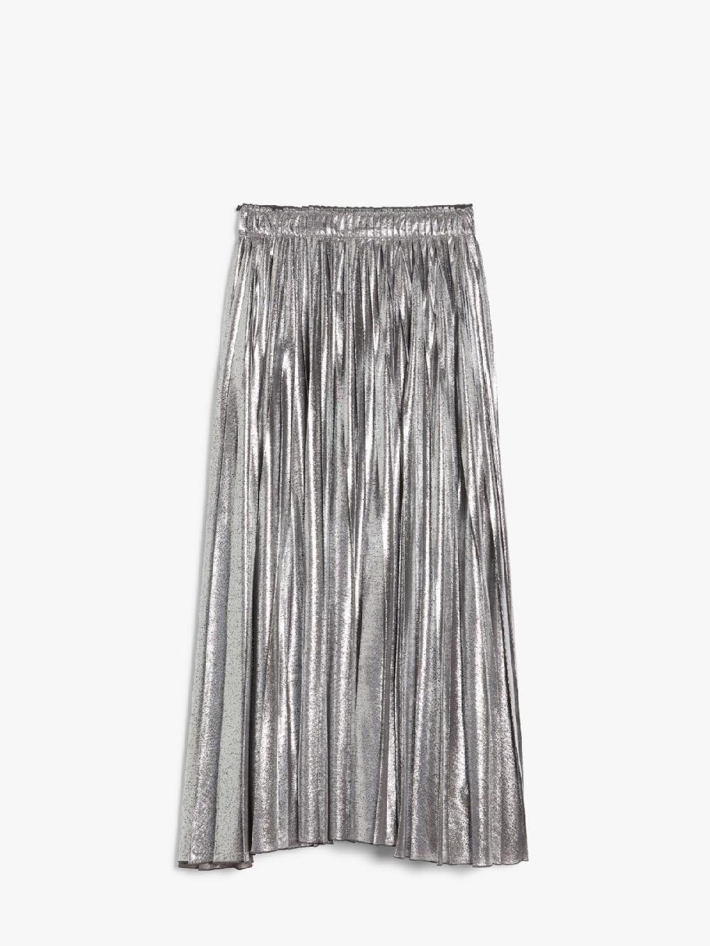 Weekend Gonna lunga in georgette laminata Offerte