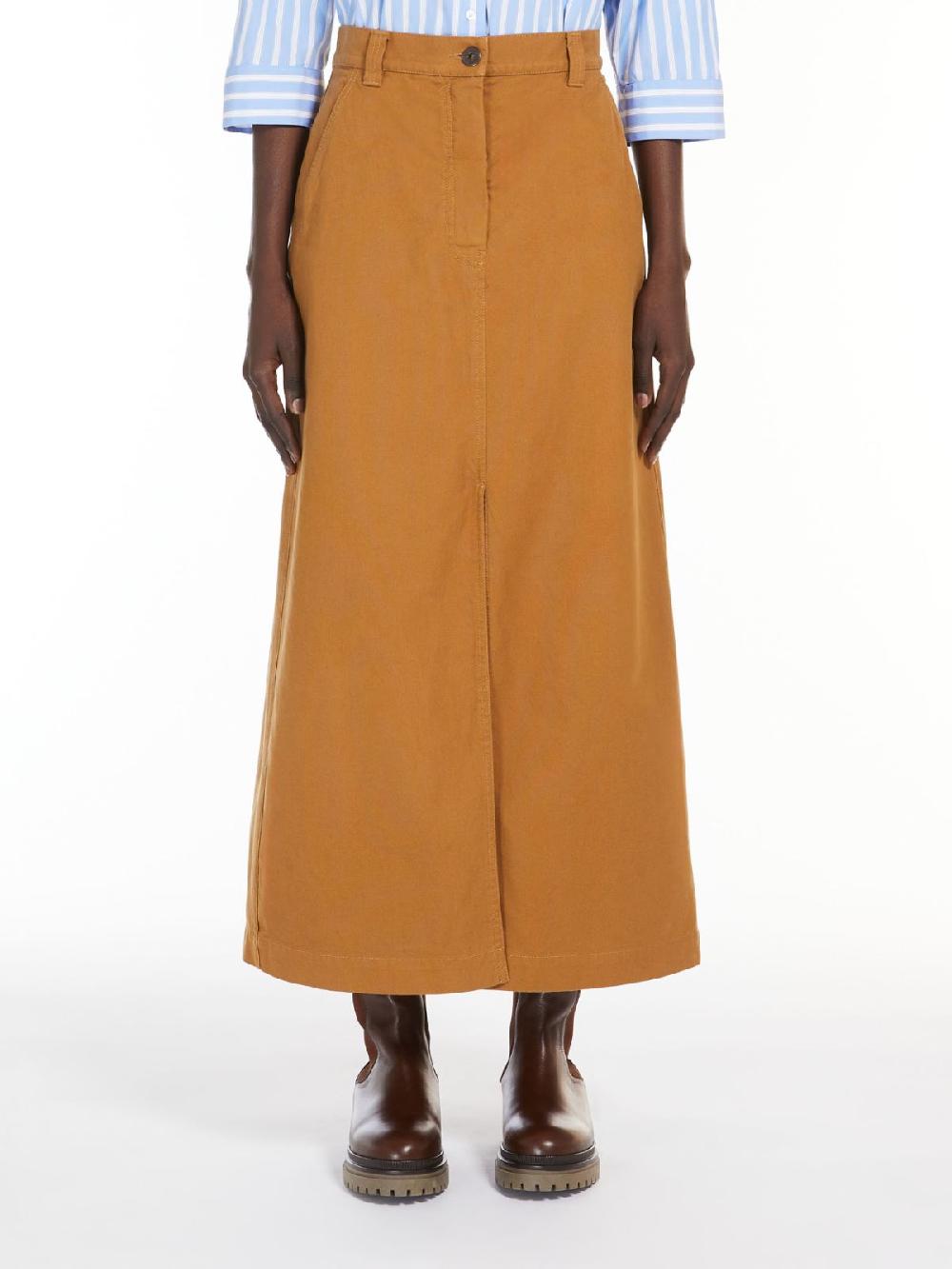 Weekend Gonna lunga in canvas Moda