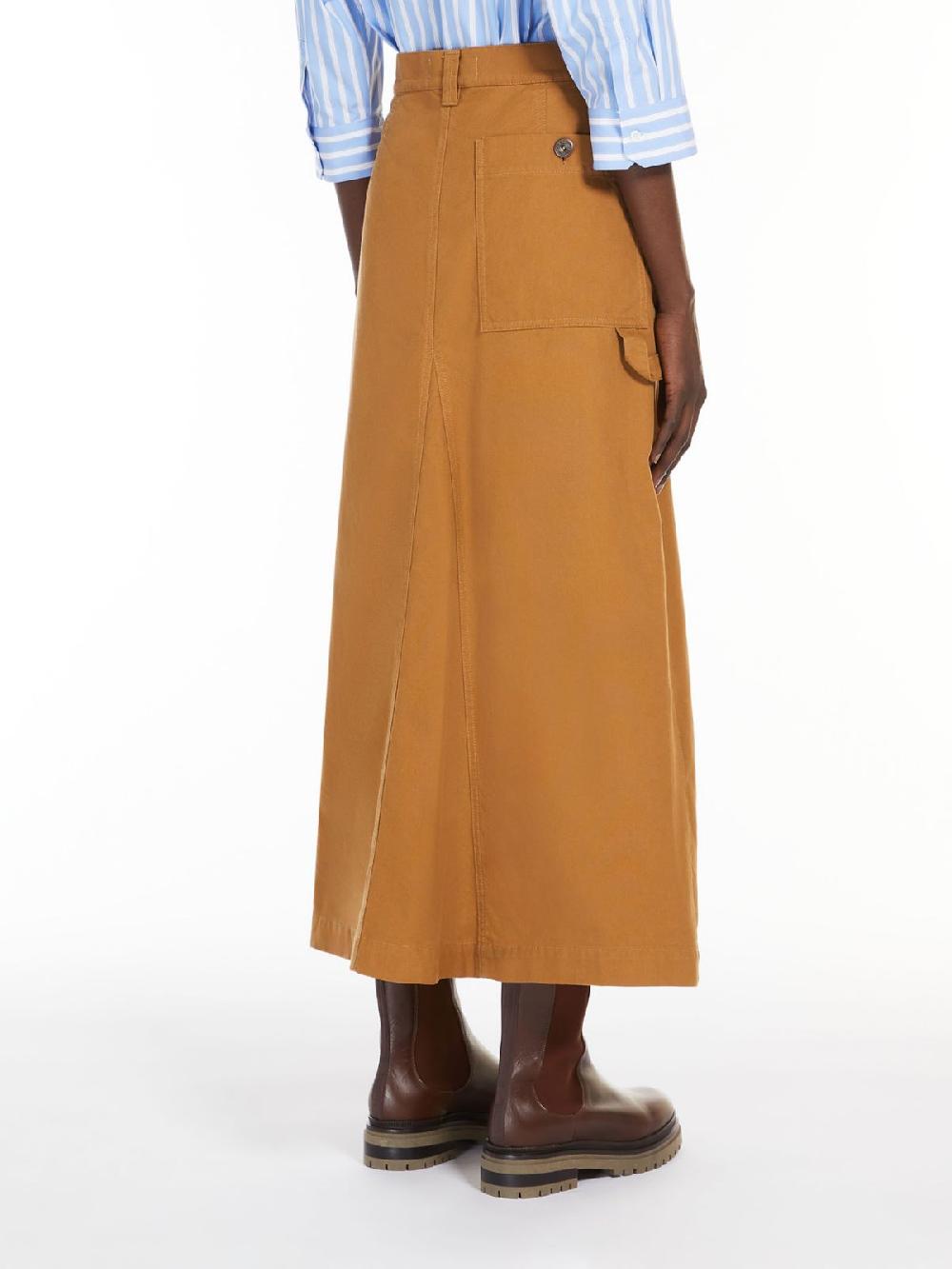 Weekend Gonna lunga in canvas Moda