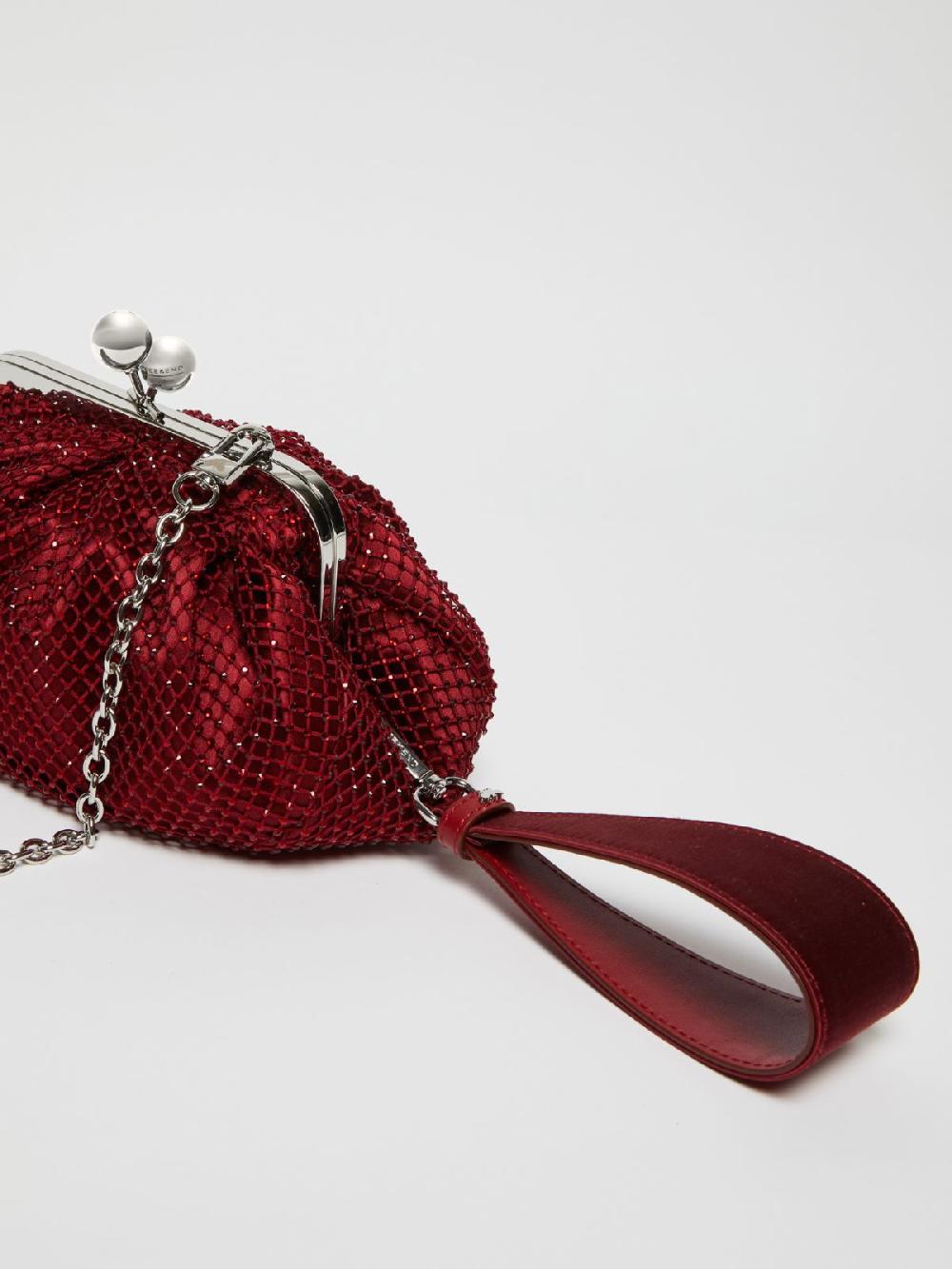 Weekend Pasticcino Bag Small in rete e strass Offerte speciali