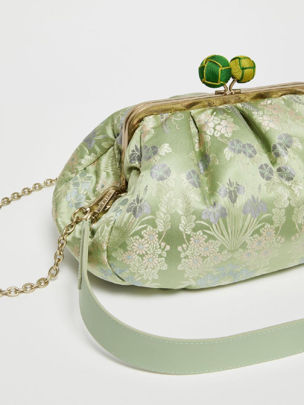 Weekend Pasticcino Bag Medium in seta jacquard Ritorno libero