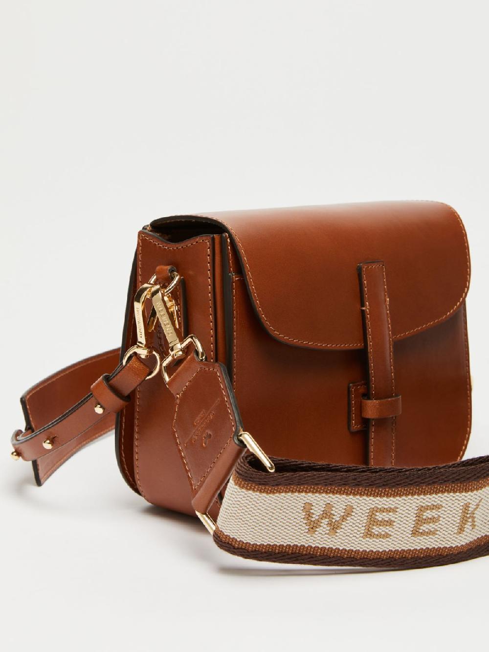 Weekend Borsa a tracolla piccola in cuoio Fino al 50% di sconto