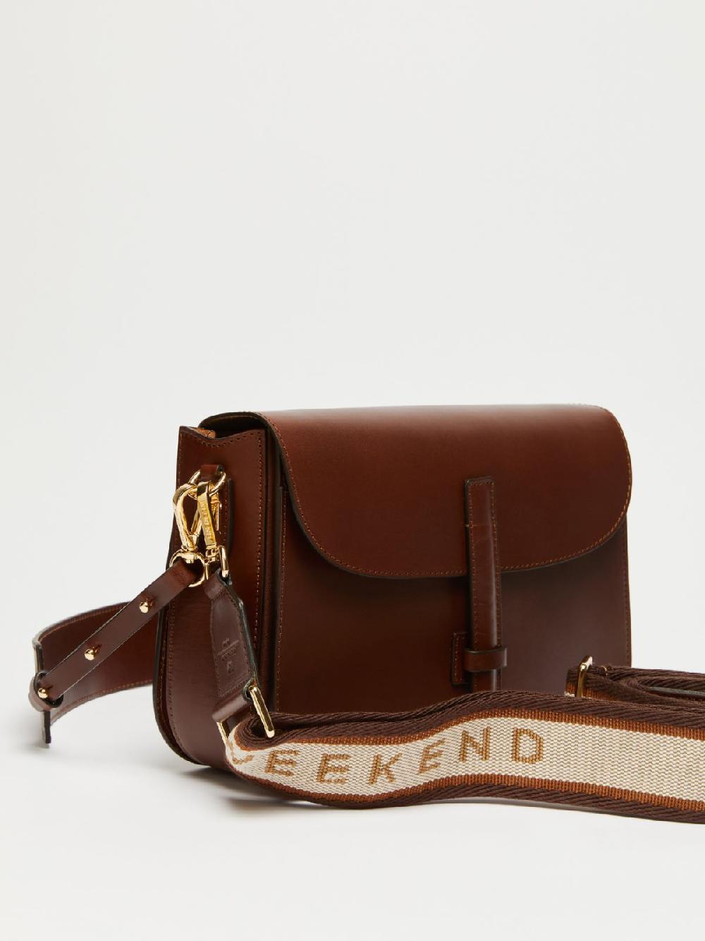 Weekend Borsa a tracolla in cuoio Only for today