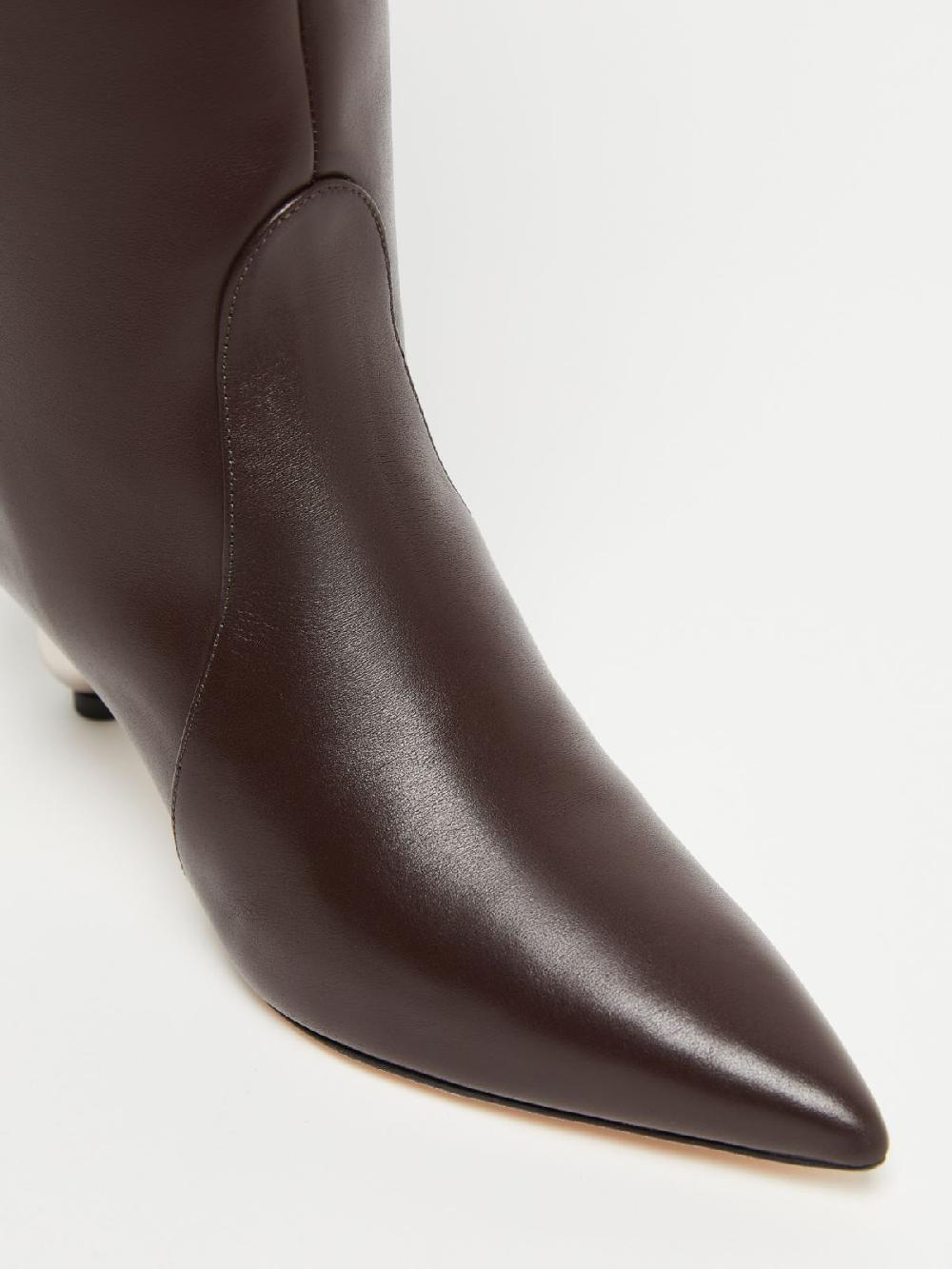 Weekend Stivale in pelle liscia Fino al 55% di sconto