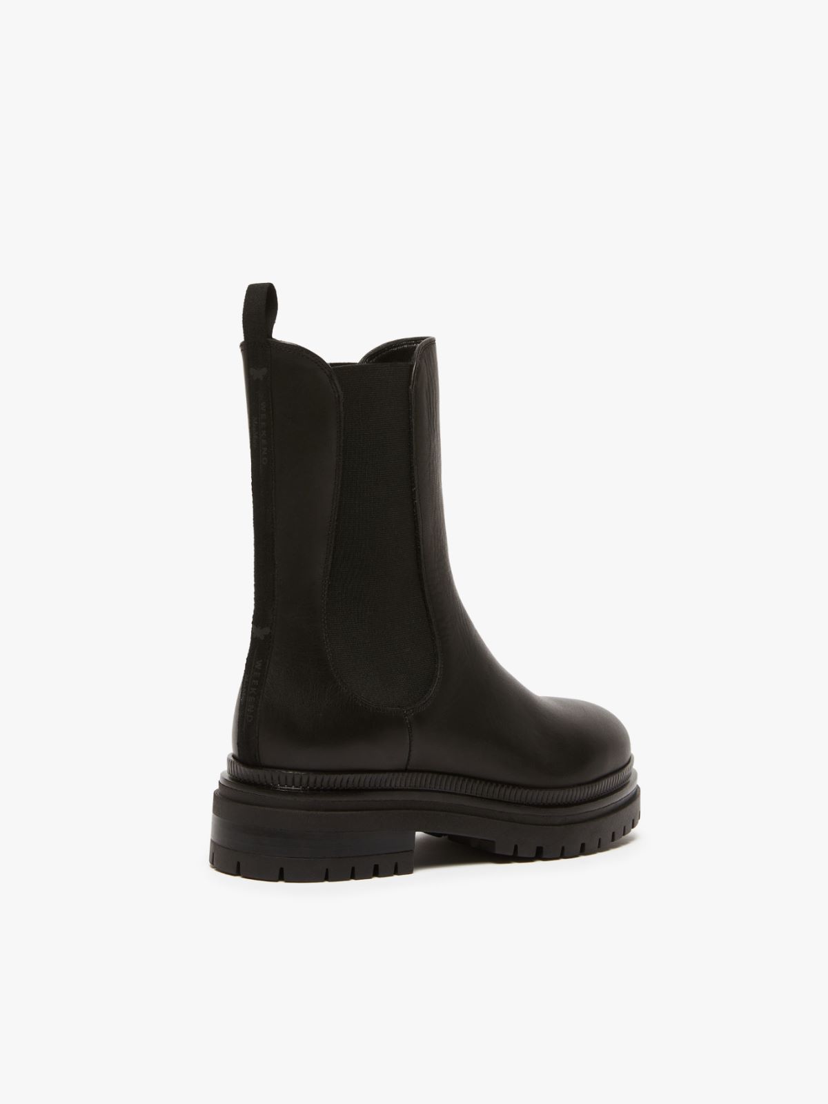 Weekend Ankle boot in pelle semilucida 50% di sconto con spedizione gratuita