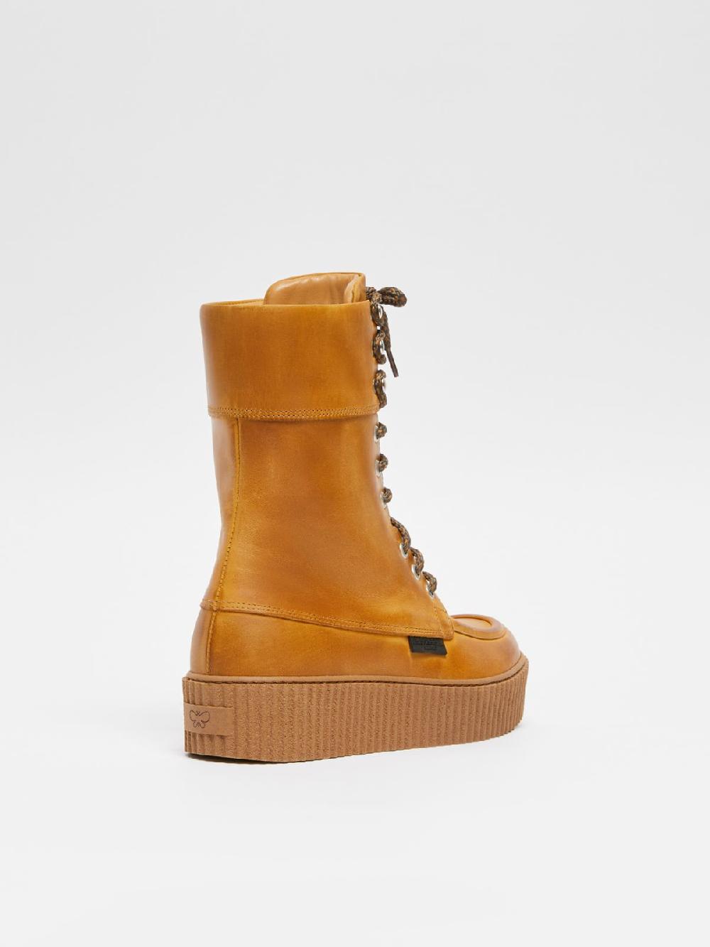 Weekend Stivaletto stringato in cuoio 50% di sconto per tempo limitato