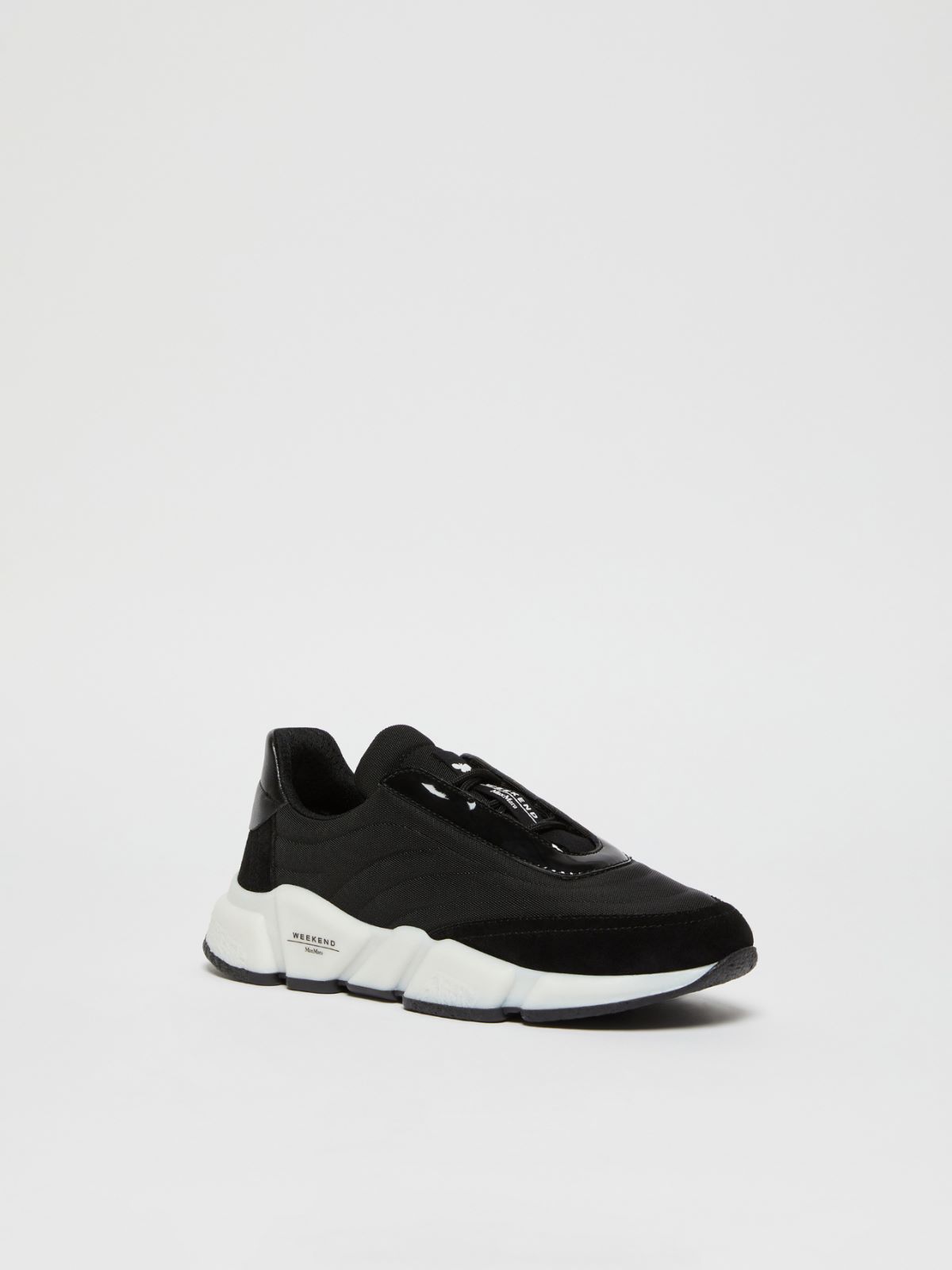 Weekend Running in nylon vernice e pelle Promozione