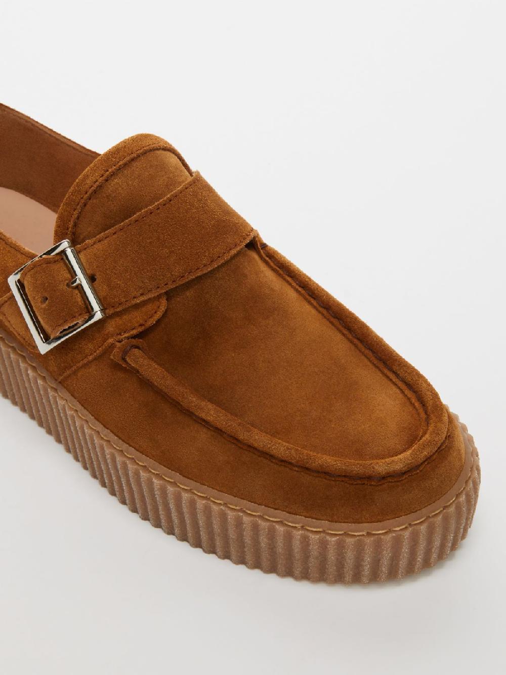 Weekend Mocassino Monk Strap in crosta Consegna Veloce