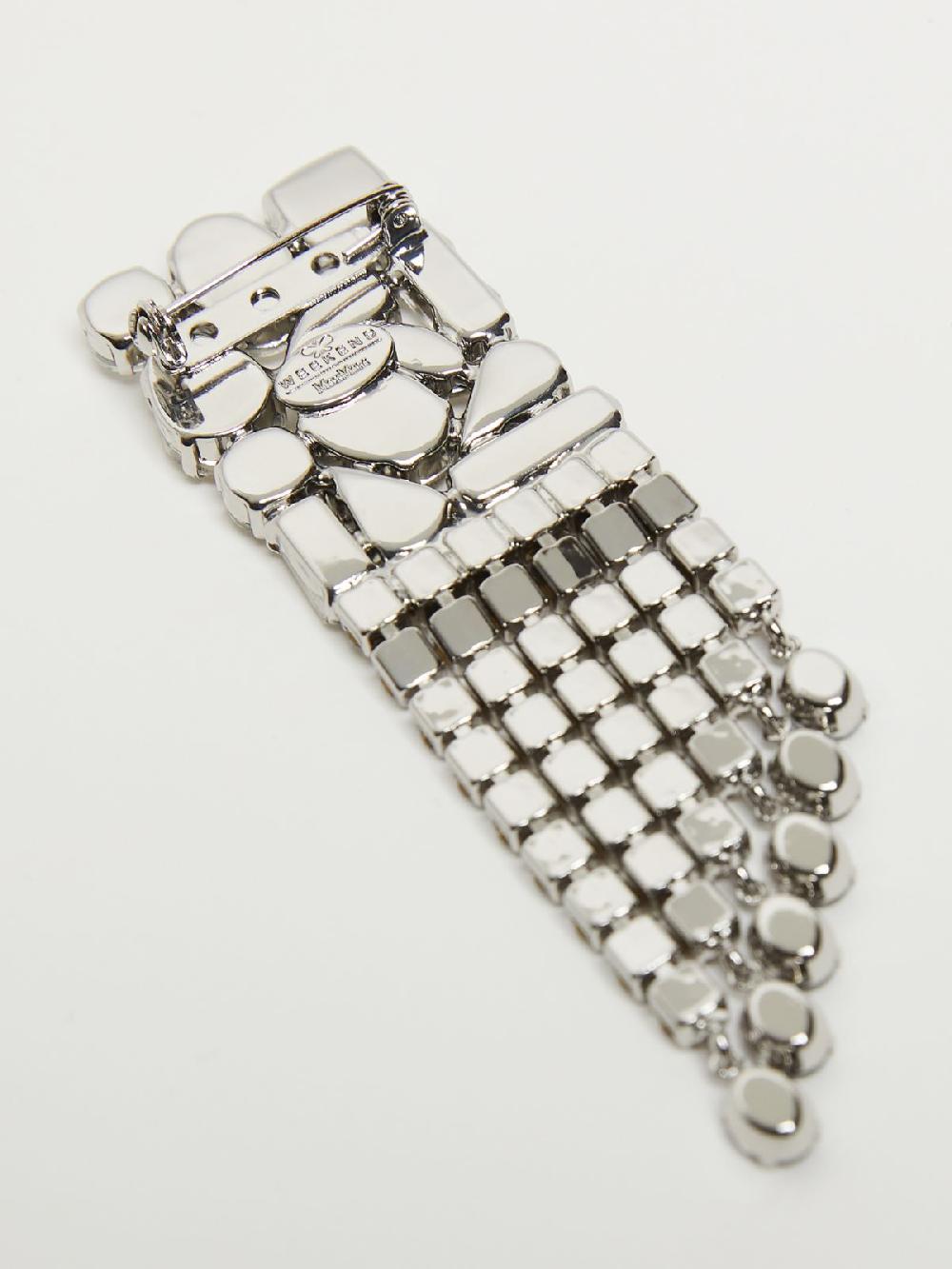 Weekend Spilla in metallo e strass Sconto