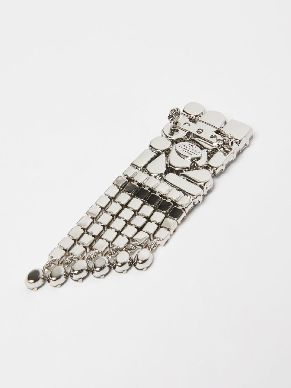 Weekend Spilla in metallo e strass Outlet