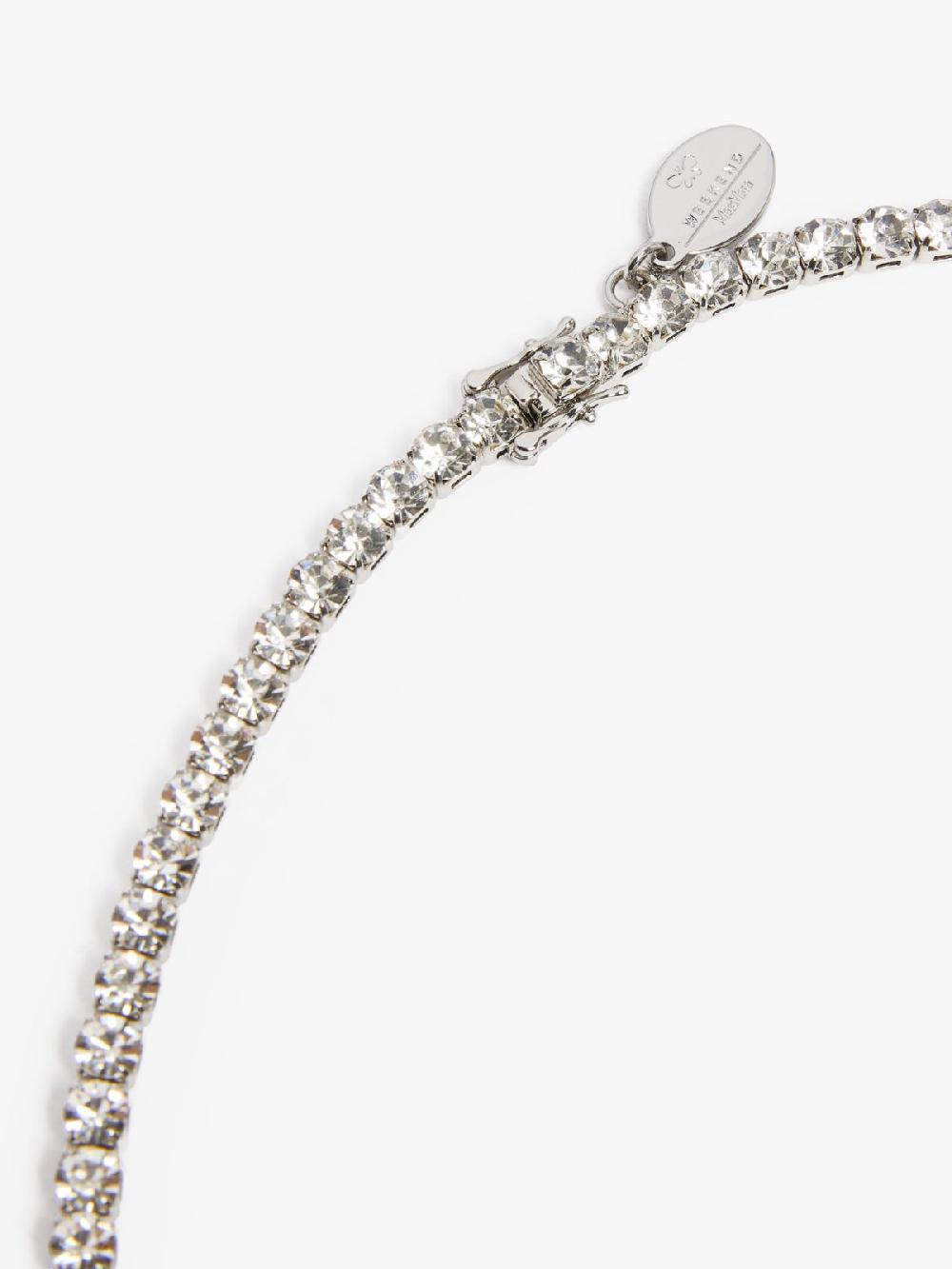 Weekend Collana tennis con strass Saldi