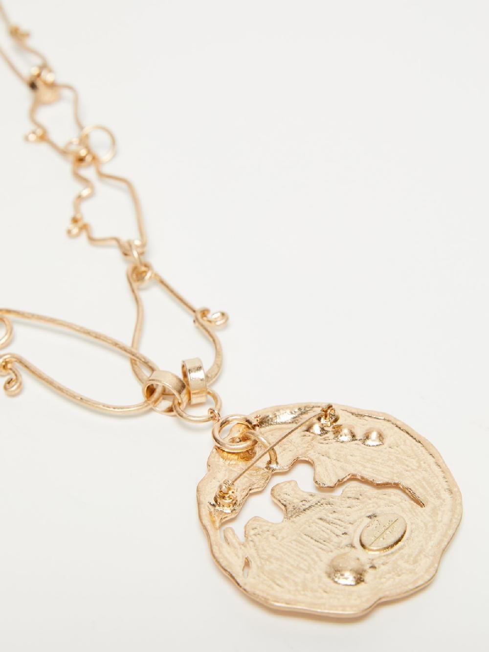 Weekend Collana in metallo con spilla Comprare a buon mercato