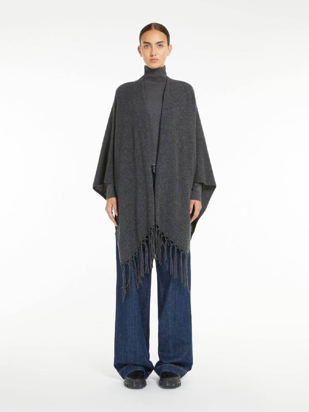 Weekend Poncho in pura lana Offerta natalizia