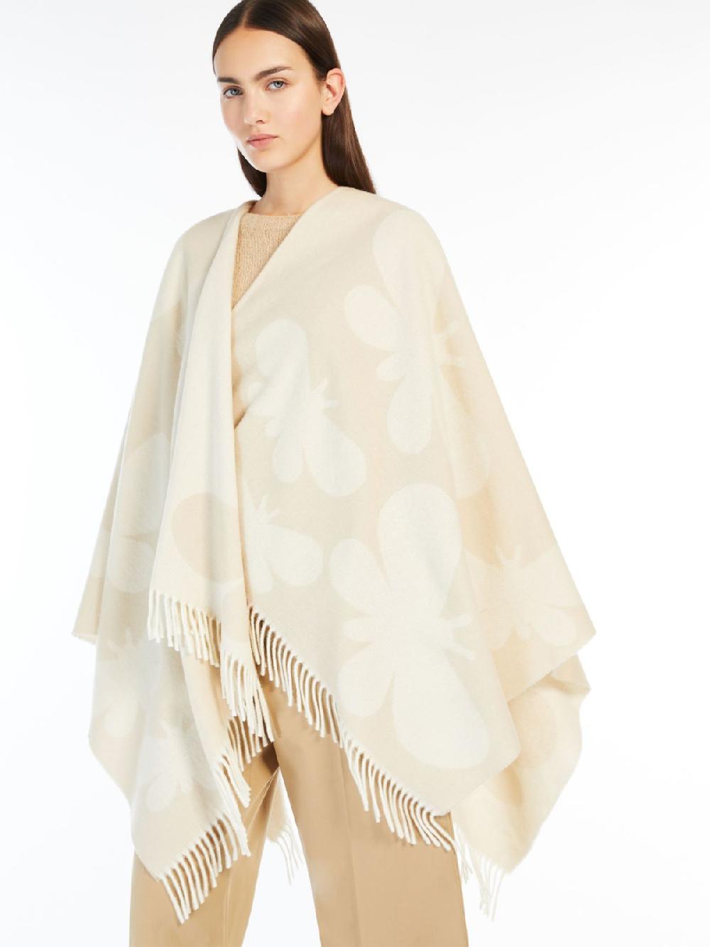 Weekend Poncho in lana jacquard Bestseller