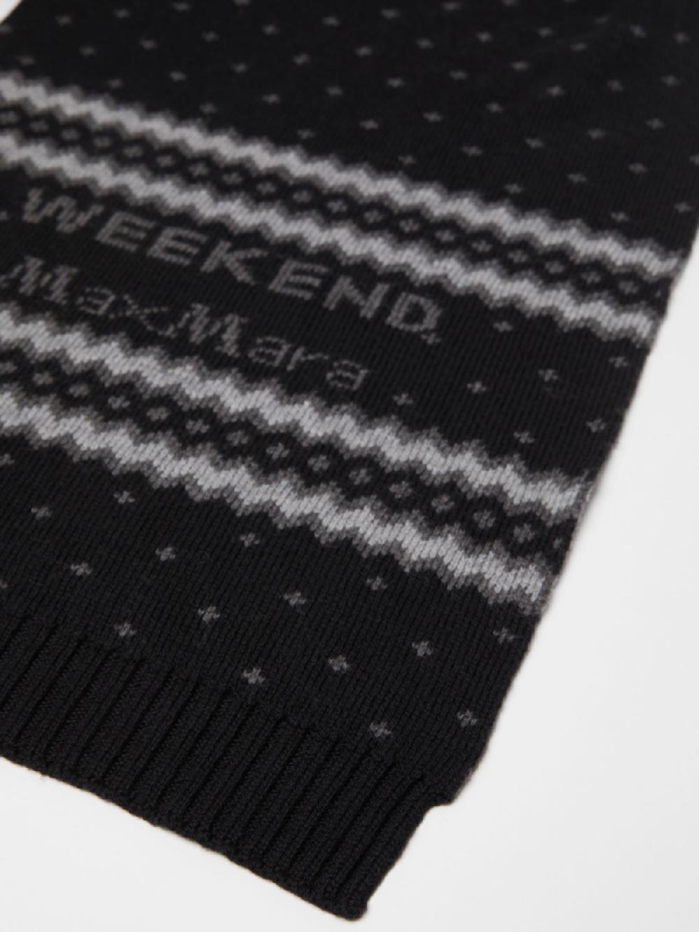 Weekend Sciarpa in lana jacquard Rilascio limitato
