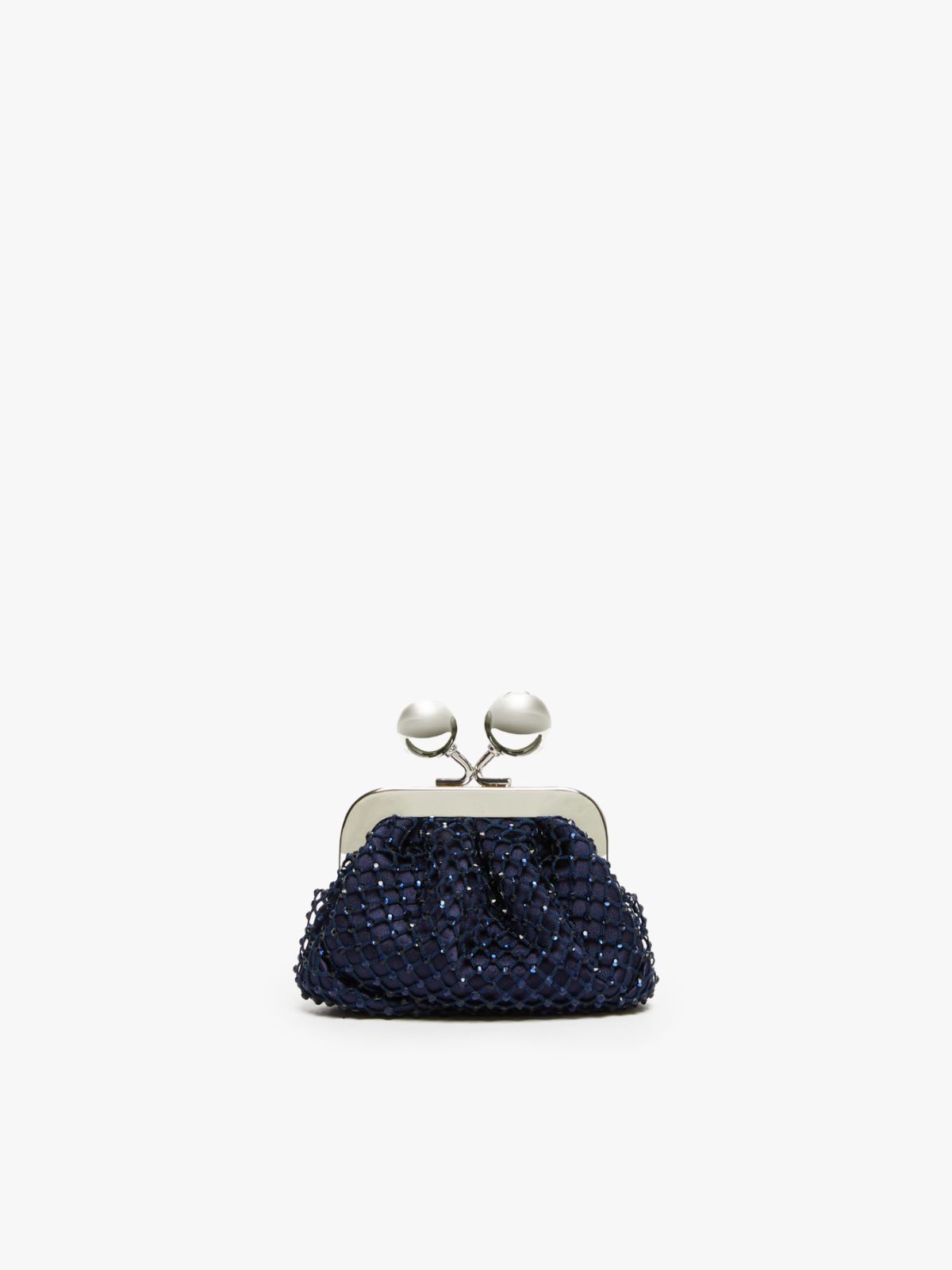 Weekend Pasticcino Bag Nano in raso con strass Promozione temporanea