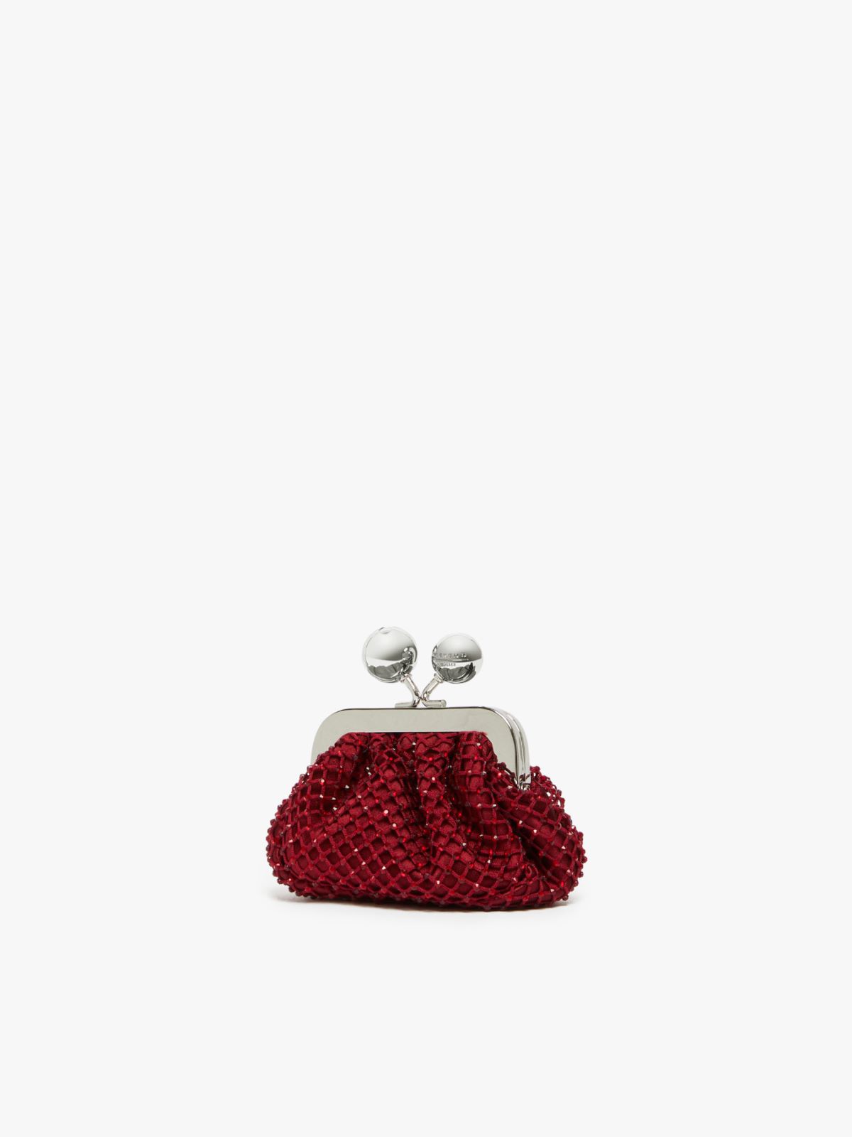 Weekend Pasticcino Bag Nano in raso con strass Fino al 50% di sconto