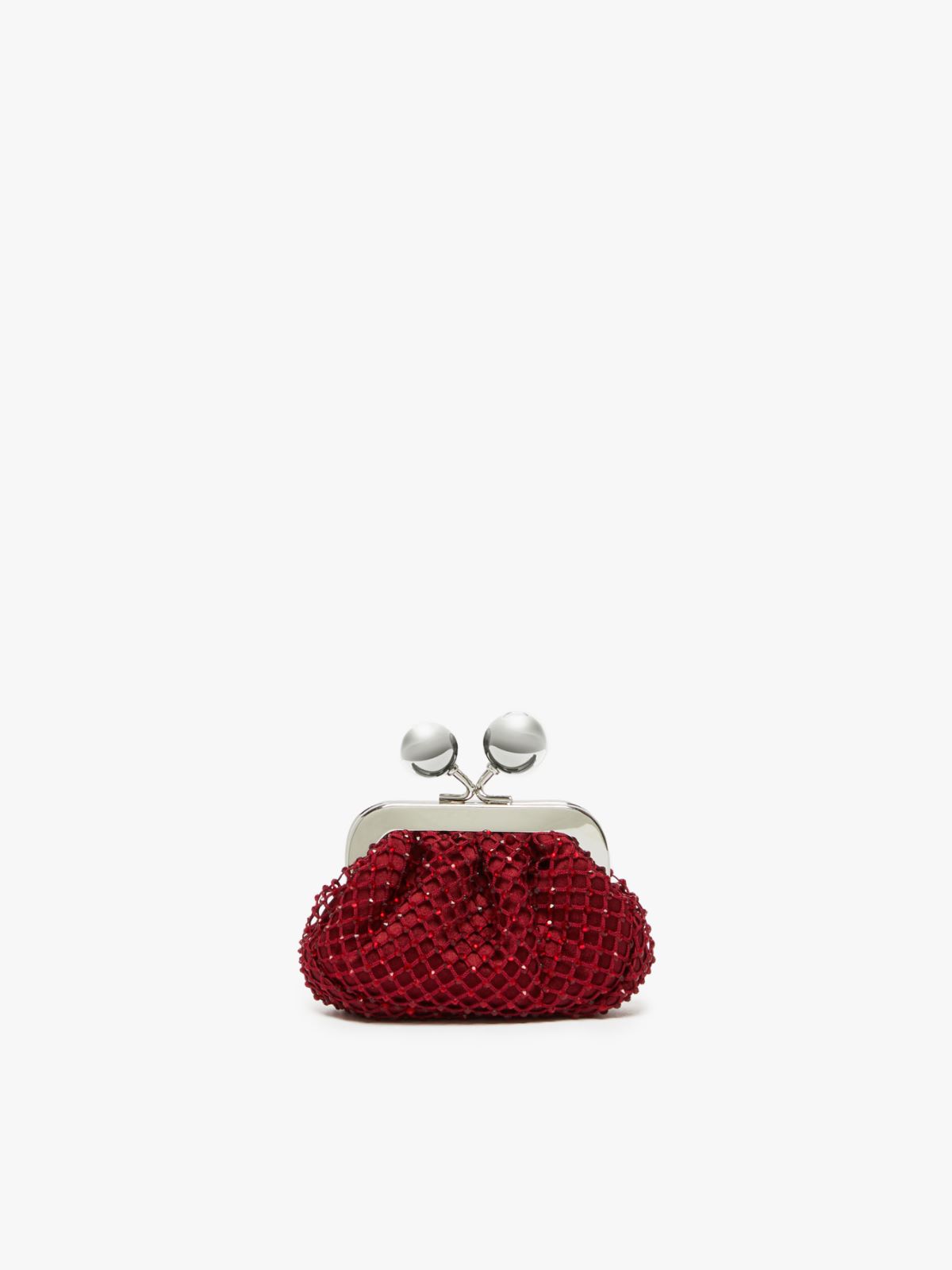 Weekend Pasticcino Bag Nano in raso con strass Fino al 50% di sconto