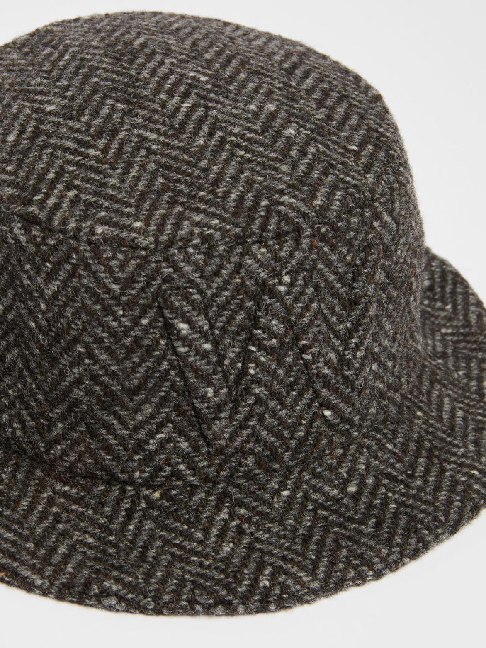 Weekend Cappello in tweed con logo Officina