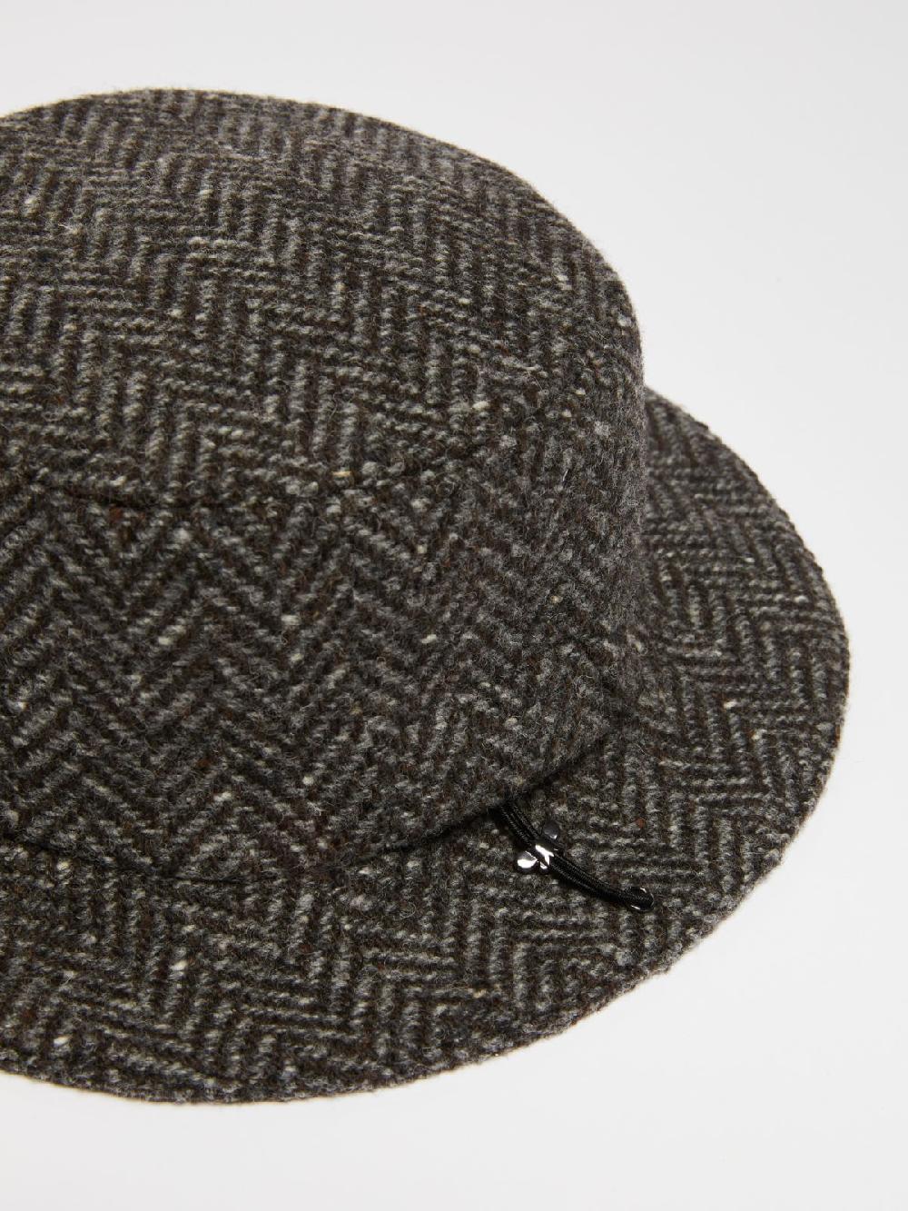 Weekend Cappello in tweed con logo Officina