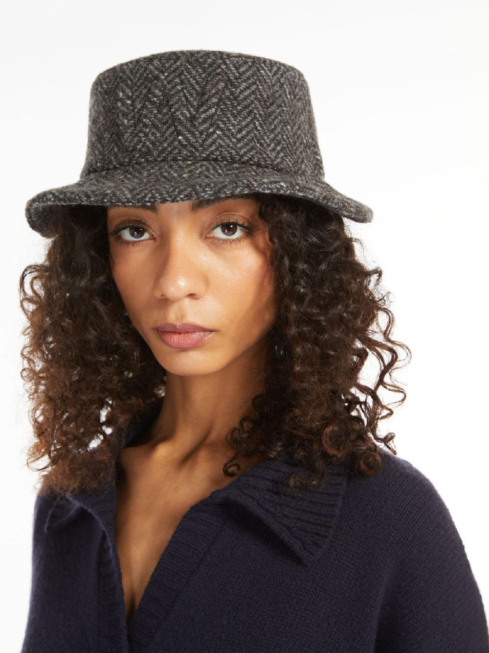 Weekend Cappello in tweed con logo Officina