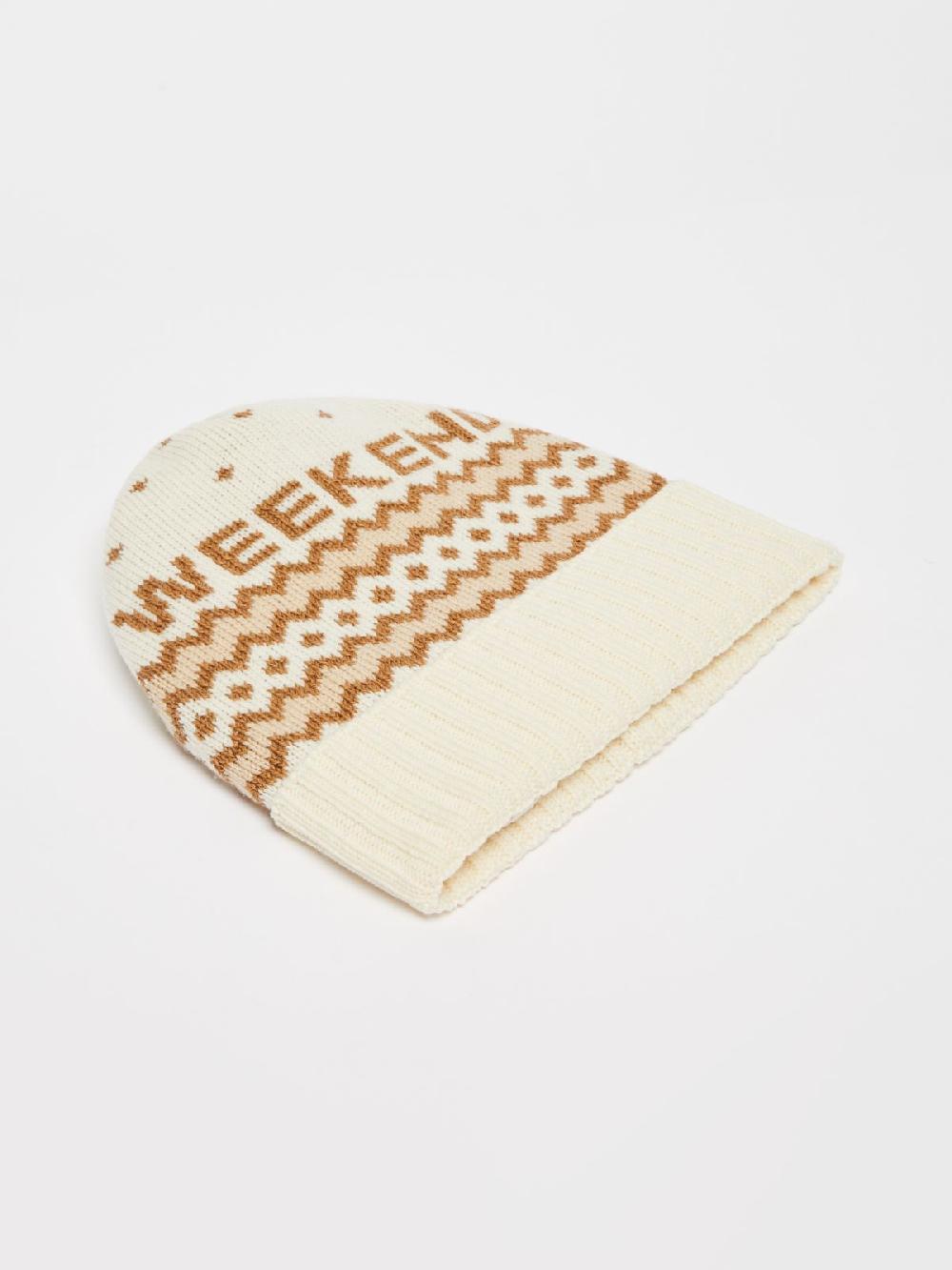 Weekend Berretto in lana jacquard Italia