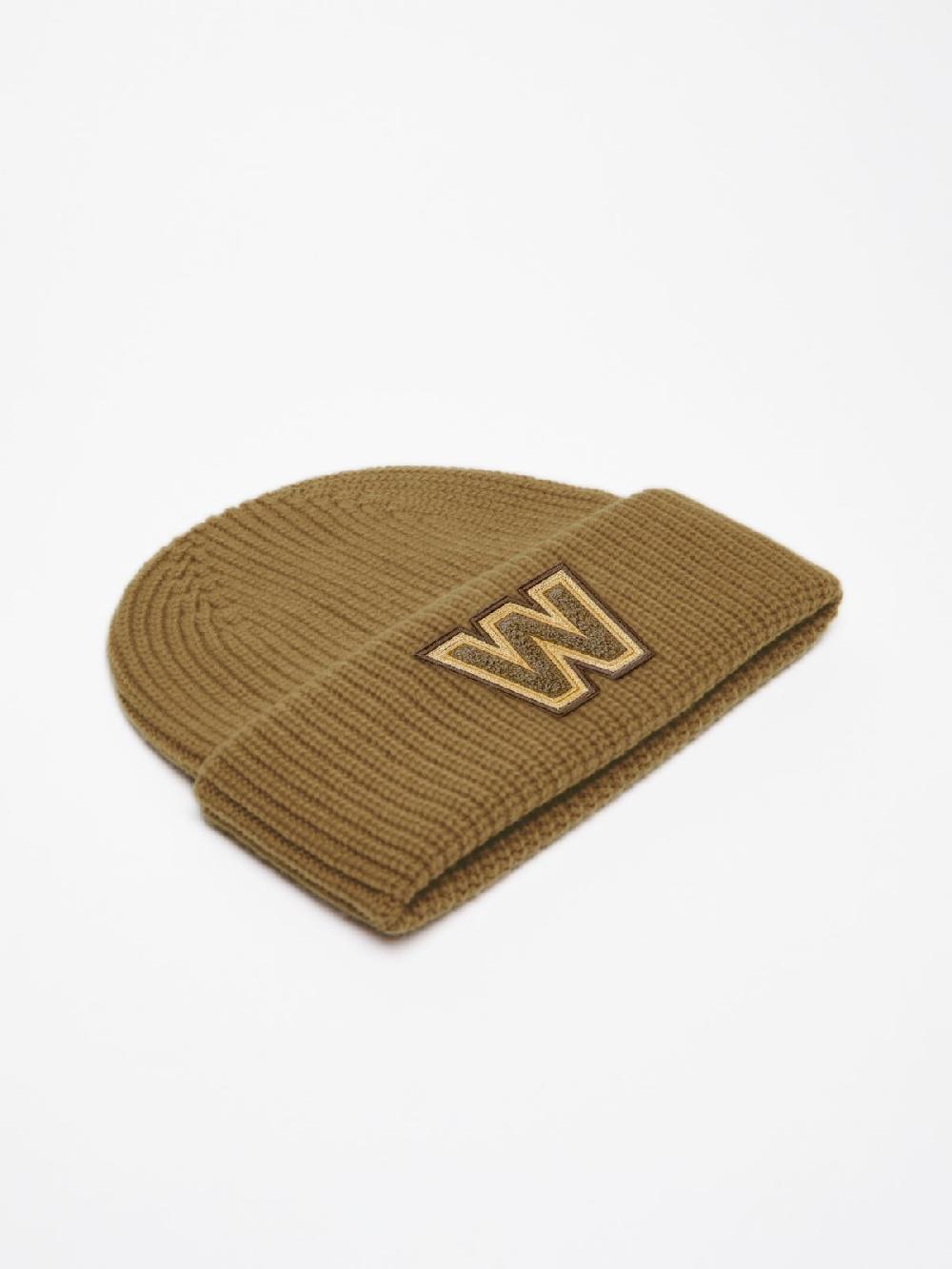 Weekend Beanie in lana con logo In Linea